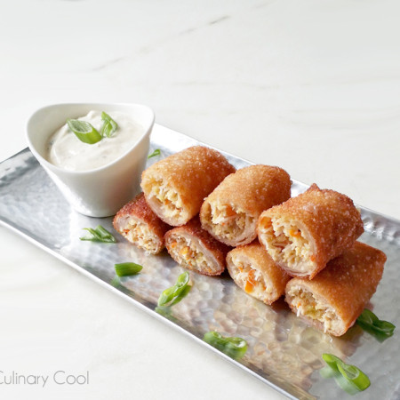 Chicken and Feta Spring Rolls | Culinary Cool