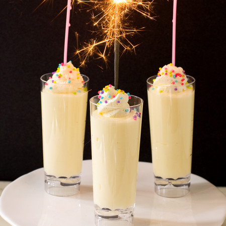 Birthday Cake Pudding Shots | Culinary Cool