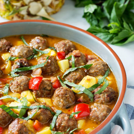 Thai Coconut Curry Meatballs | Culinary Cool