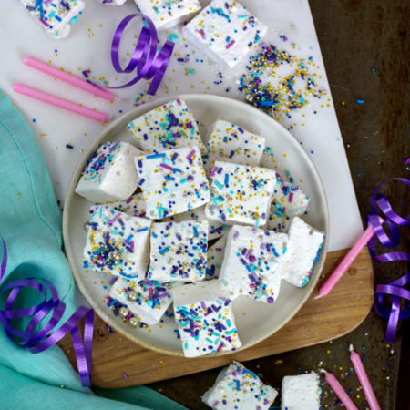 Boozy Birthday Cake Marshmallows | Culinary Cool