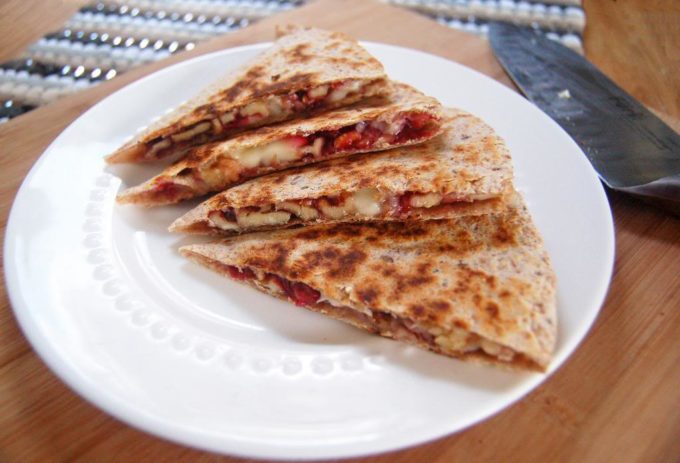 Brie and Walnut Quesadilla | Culinary Cool