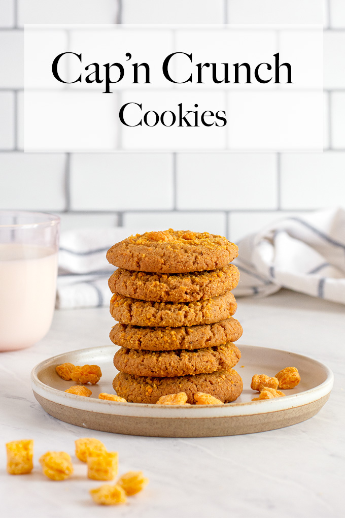 Cap'n Crunch Cereal Cookies | Culinary Cool