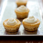 Mini Pumpkin Cheesecakes with Almond Crust