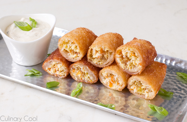 Chicken and Feta Spring Rolls | Culinary Cool