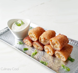 Chicken and Feta Spring Rolls | Culinary Cool