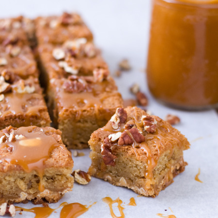 Chestnut Praline White Chocolate Brownies