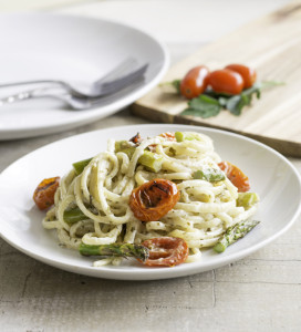 Creamy Pesto Pasta with Asparagus | Culinary Cool