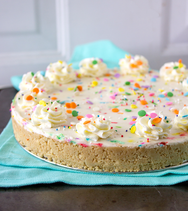 No Bake Funfetti Cheesecake | Culinary Cool