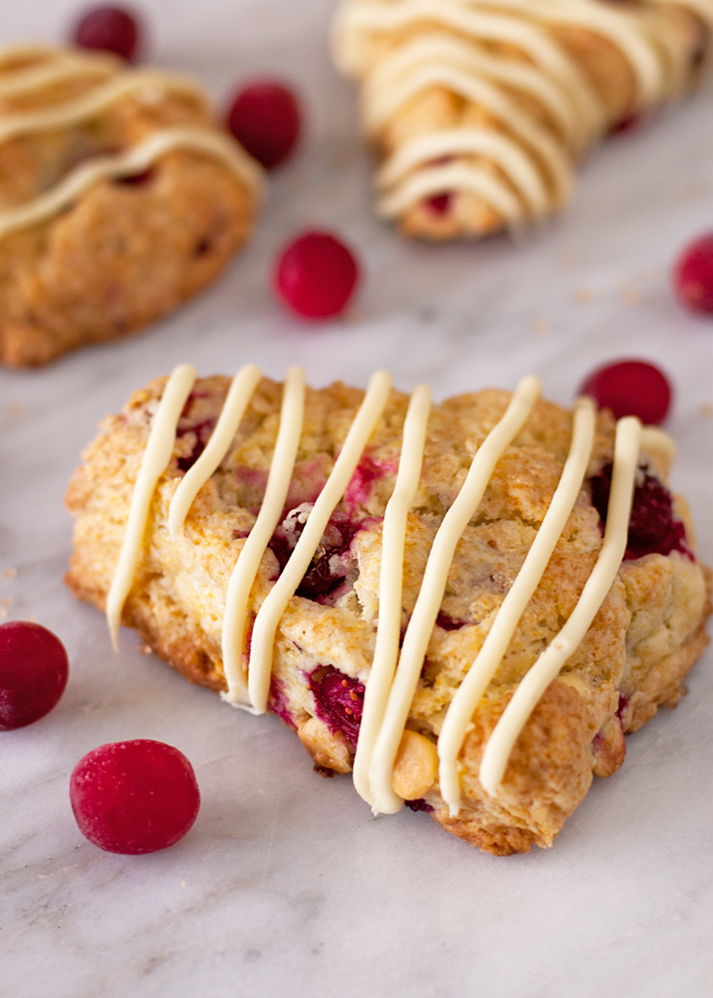Cranberry White Chocolate Scones | Culinary Cool