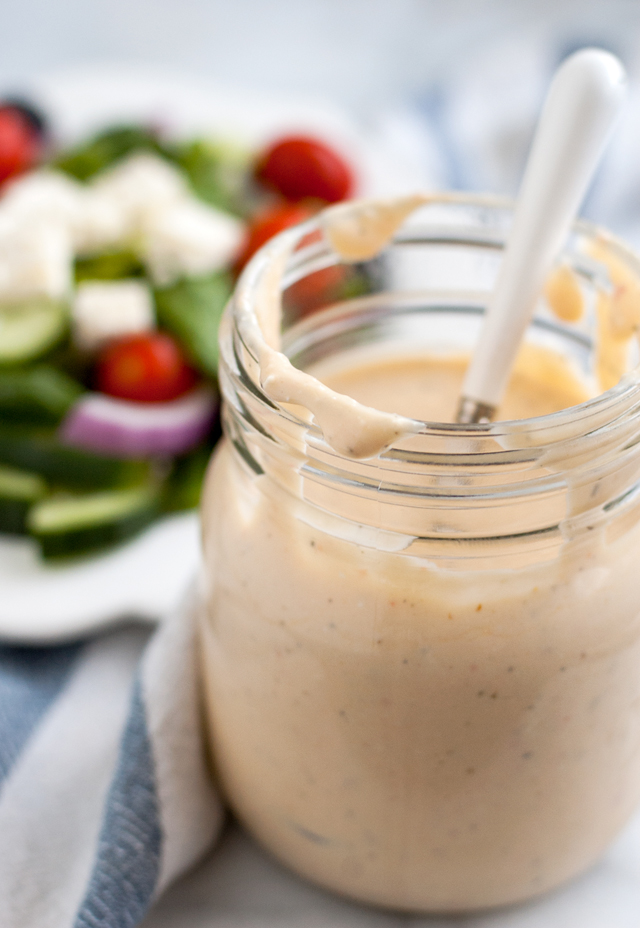 Healthy Creamy Greek Dressing | Culinary Cool