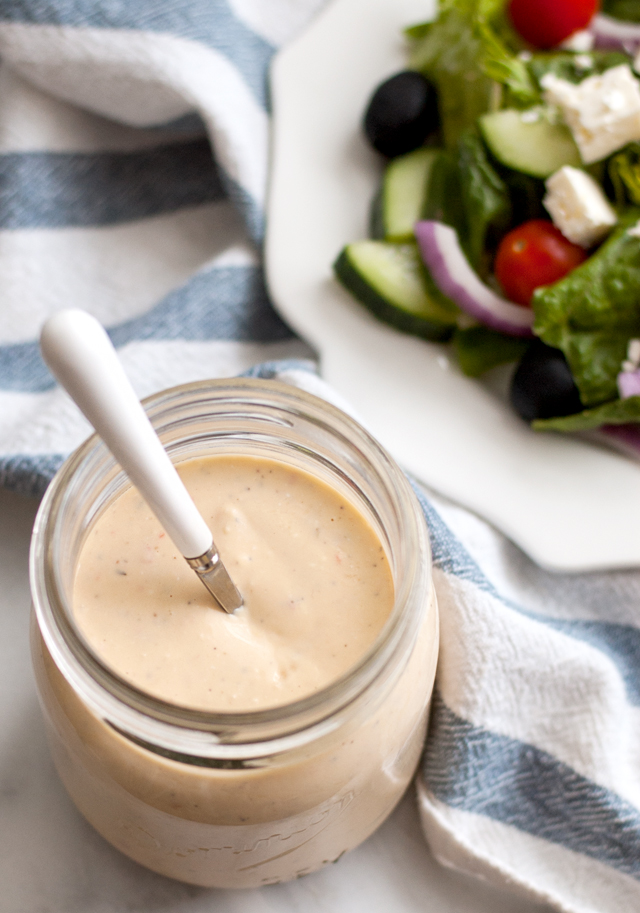 Healthy Creamy Greek Dressing | Culinary Cool