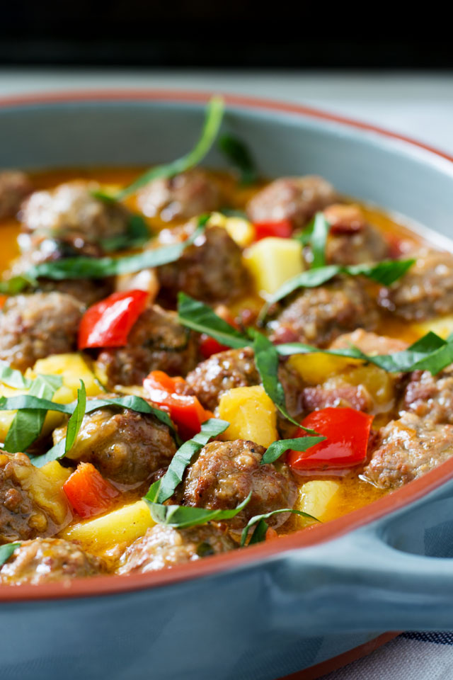 Thai Coconut Curry Meatballs | Culinary Cool