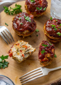 Lentil & Turkey Mini Meatloafs | Culinary Cool