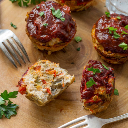 Lentil & Turkey Mini Meatloafs | Culinary Cool