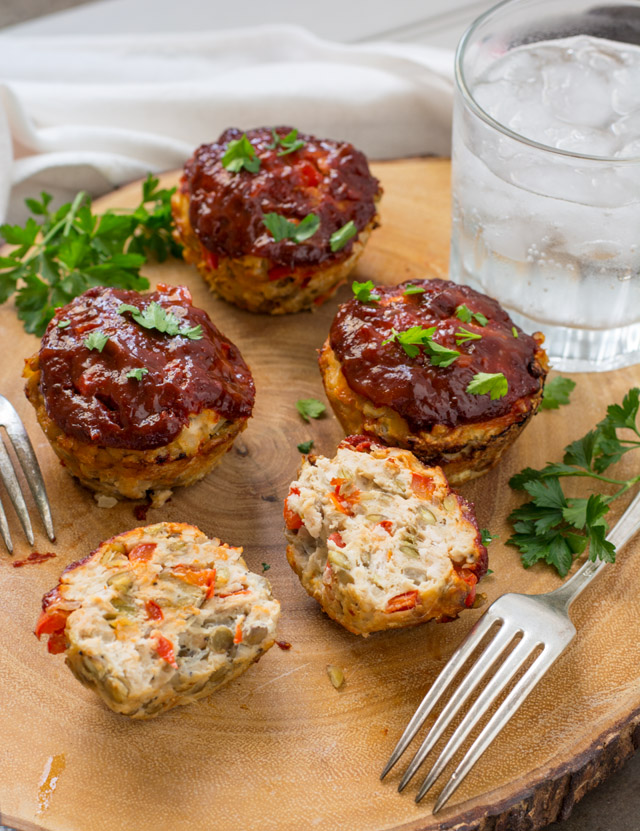 Lentil & Turkey Mini Meatloafs | Culinary Cool