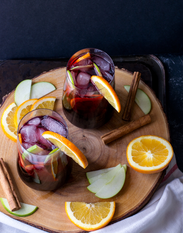 Spiced Fall Sangria | Culinary Cool