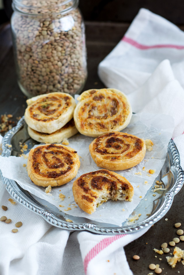 Sausage and Lentil Pinwheels | Culinary Cool