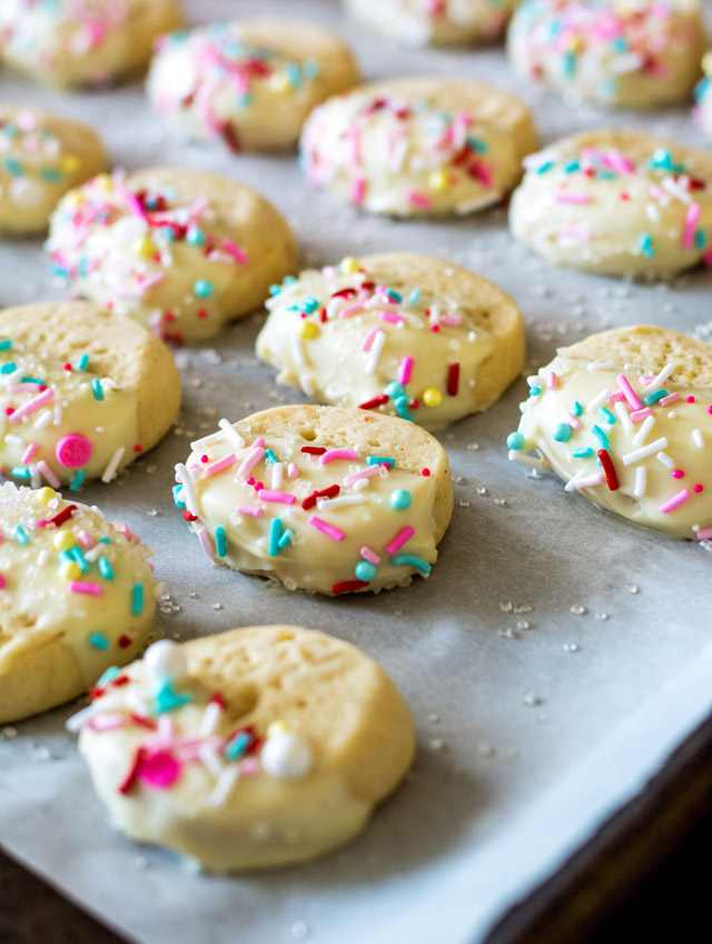 White Chocolate Lentil Shortbread Cookies | Culinary Cool www.culinary-cool.com