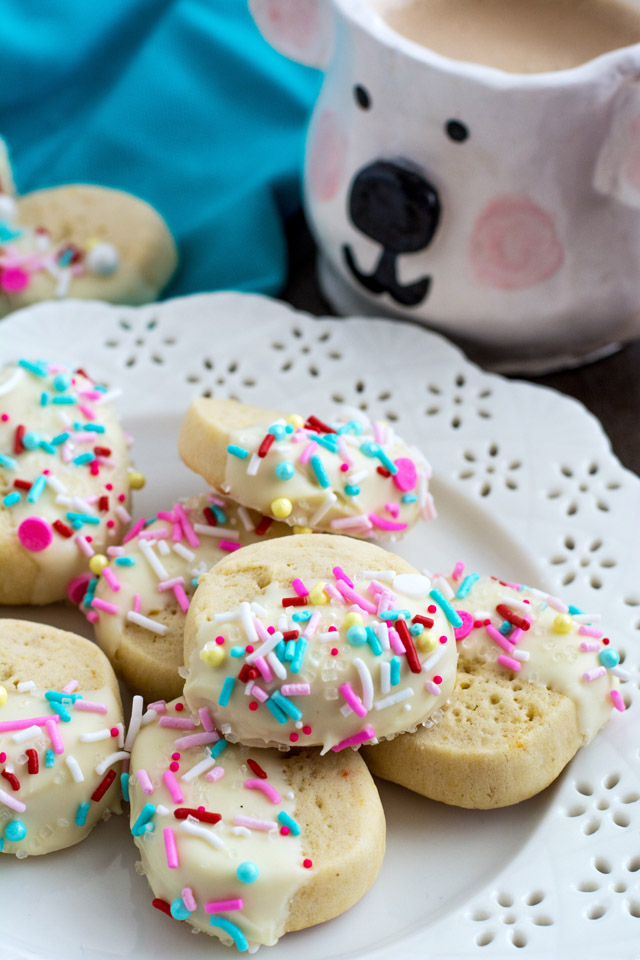 White Chocolate Lentil Shortbread Cookies | Culinary Cool www.culinary-cool.com