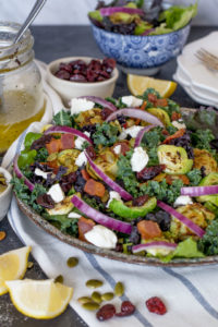 Brussels Sprouts, Bacon and Kale Salad | Culinary Cool www.culinary-cool.com
