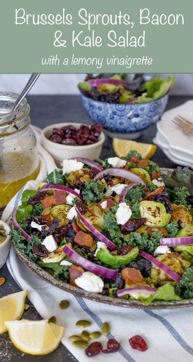 Brussels Sprouts, Bacon and Kale Salad | Culinary Cool www.culinary-cool.com