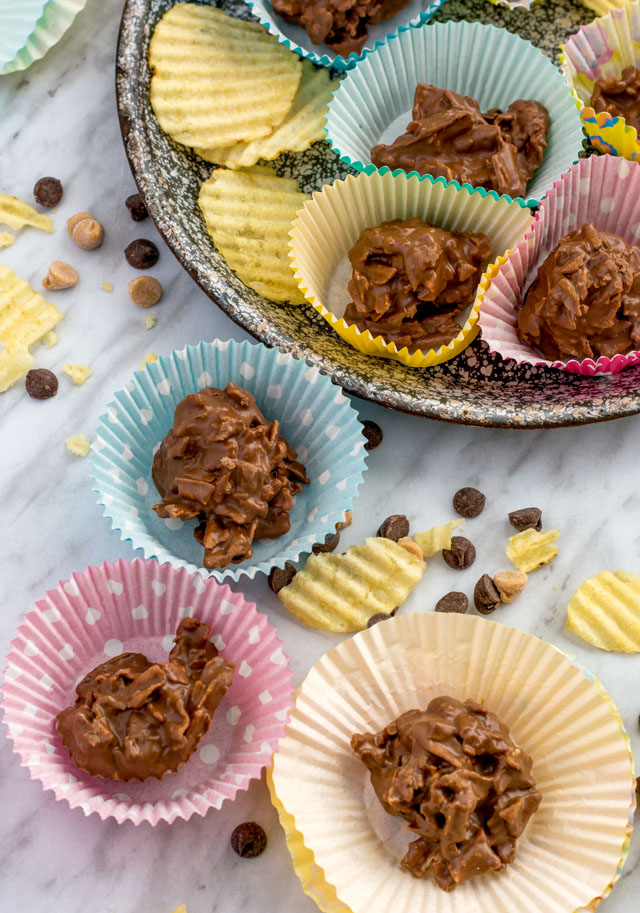 Cuban Lunches // melted chocolate and salty potato chips // Culinary Cool www.culinary-cool.com