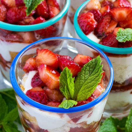 Strawberry and Whipped Goat Cheese Trifle | Culinary Cool www.culinary-cool.com