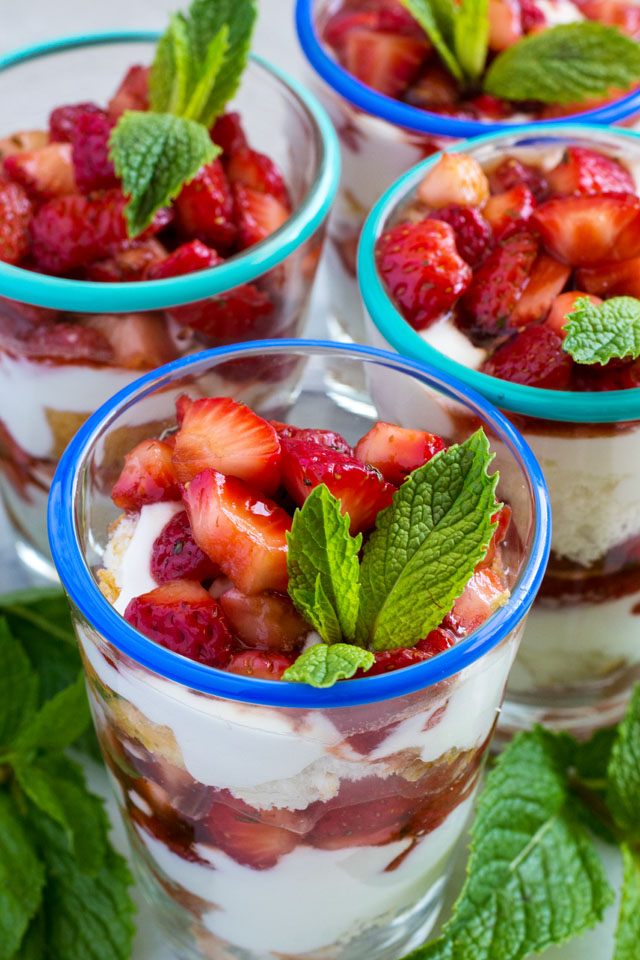 Strawberry and Whipped Goat Cheese Trifle | Culinary Cool www.culinary-cool.com