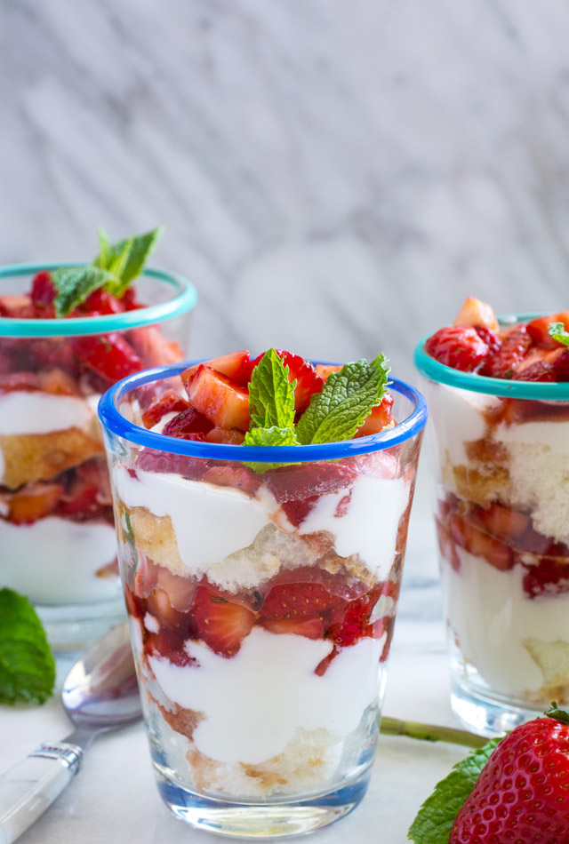 Strawberry and Whipped Goat Cheese Trifle | Culinary Cool www.culinary-cool.com