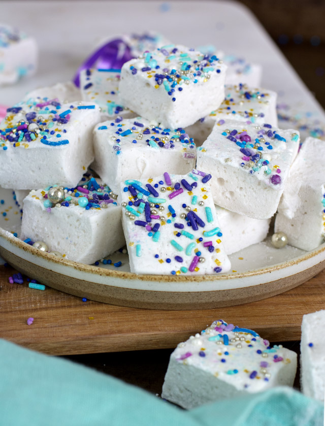 Boozy Birthday Cake Marshmallows | Culinary Cool