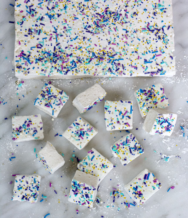 Boozy Birthday Cake Marshmallows | Culinary Cool