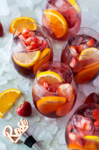 Strawberry Rosé Sangria | Culinary Cool www.culinary-cool.com