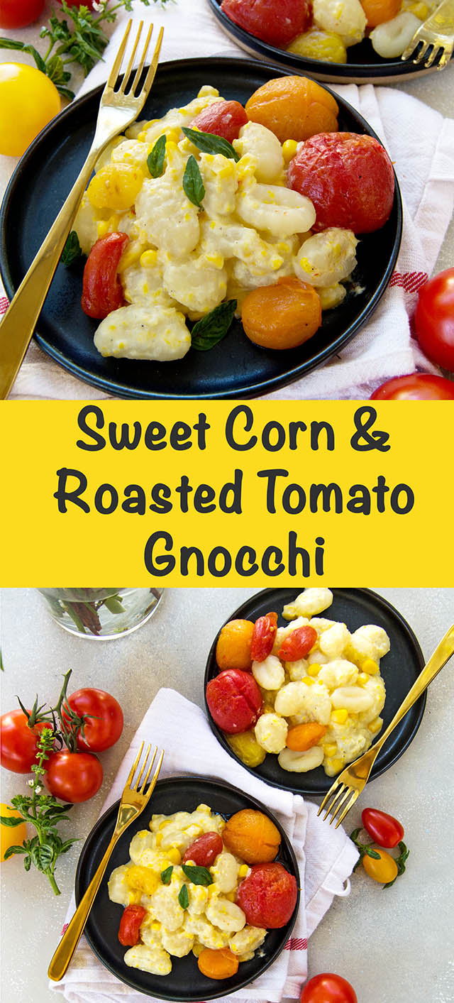 Sweet Corn and Roasted Tomato Gnocchi | Culinary Cool www.culinary-cool.com