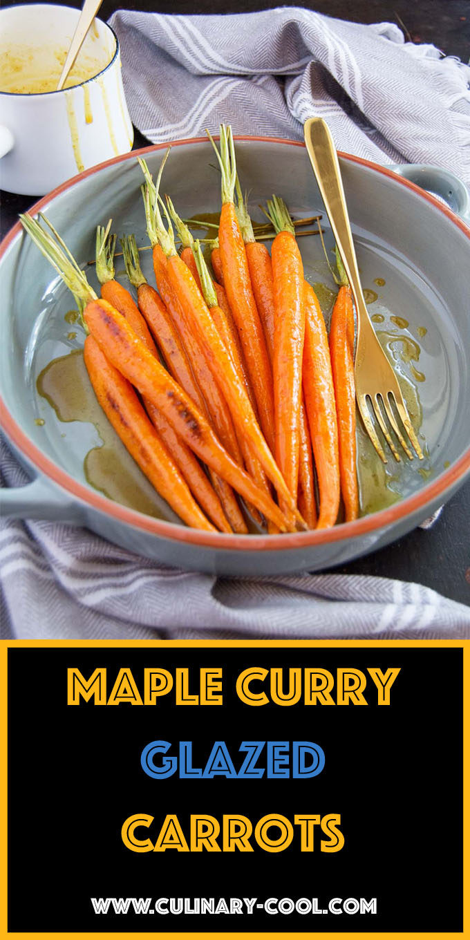 Maple Curry Glazed Carrots | Culinary Cool www.culinary-cool.com