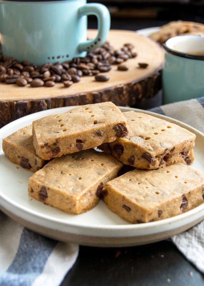 Peppermint Mocha Shortbread Cookies | Culinary Cool www.culinary-cool.com