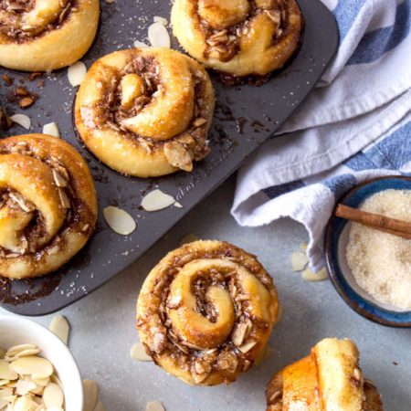 Almond Morning Buns | Culinary Cool www.culinary-cool.com