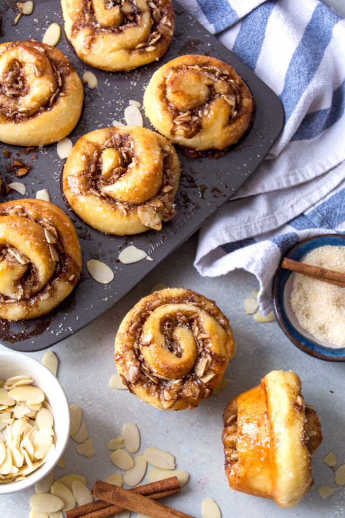 Almond Morning Buns - Culinary Cool