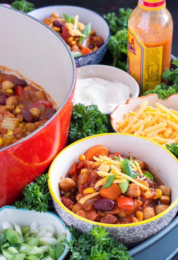 Hearty Vegetarian Chili | Culinary Cool www.culinary-cool.com