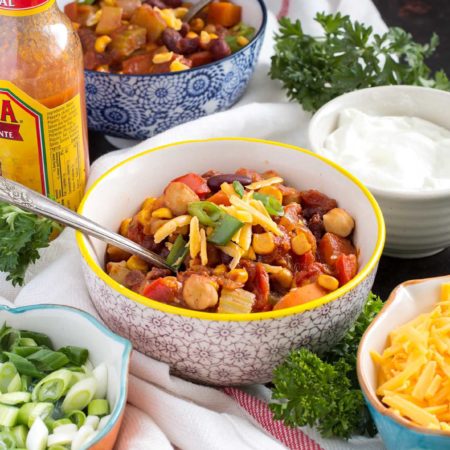 Hearty Vegetarian Chili | Culinary Cool www.culinary-cool.com