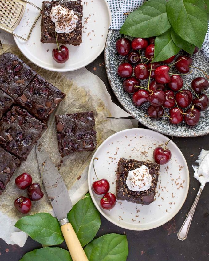Black Forest Black Bean Brownies | Culinary Cool www.culinary-cool.com