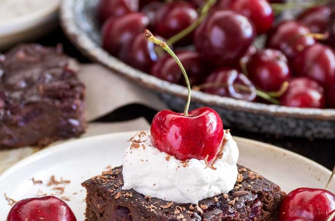 Black Forest Black Bean Brownies | Culinary Cool www.culinary-cool.com