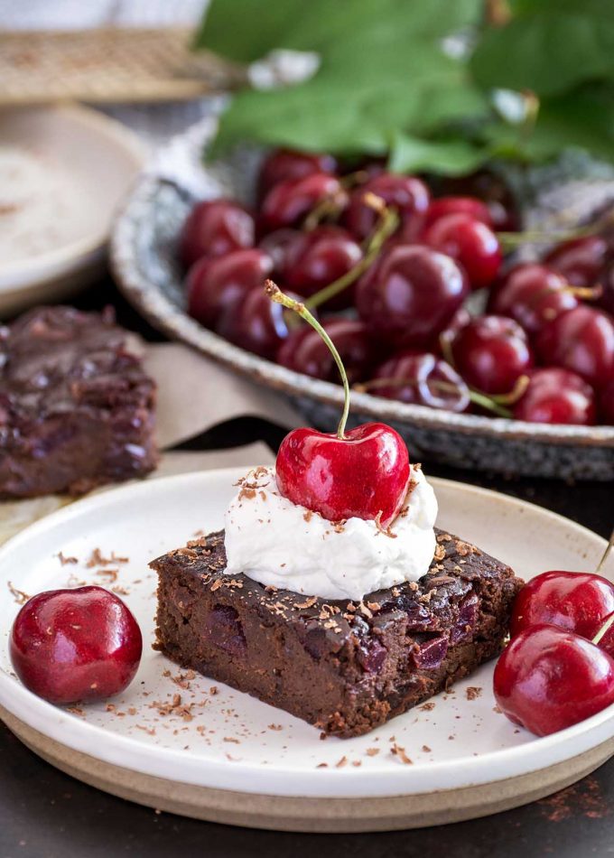 Black Forest Black Bean Brownies | Culinary Cool www.culinary-cool.com