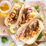 Caribbean Spiced Chicken Tacos with Pineapple Salsa | Culinary Cool www.culinary-cool.com