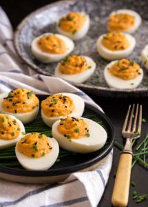 Kimchi Devilled Eggs | Culinary Cool www.culinary-cool.com