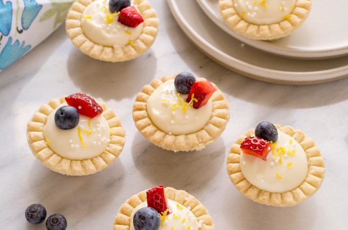 Nana's Lemon Cream Cheese Tarts | Culinary Cool