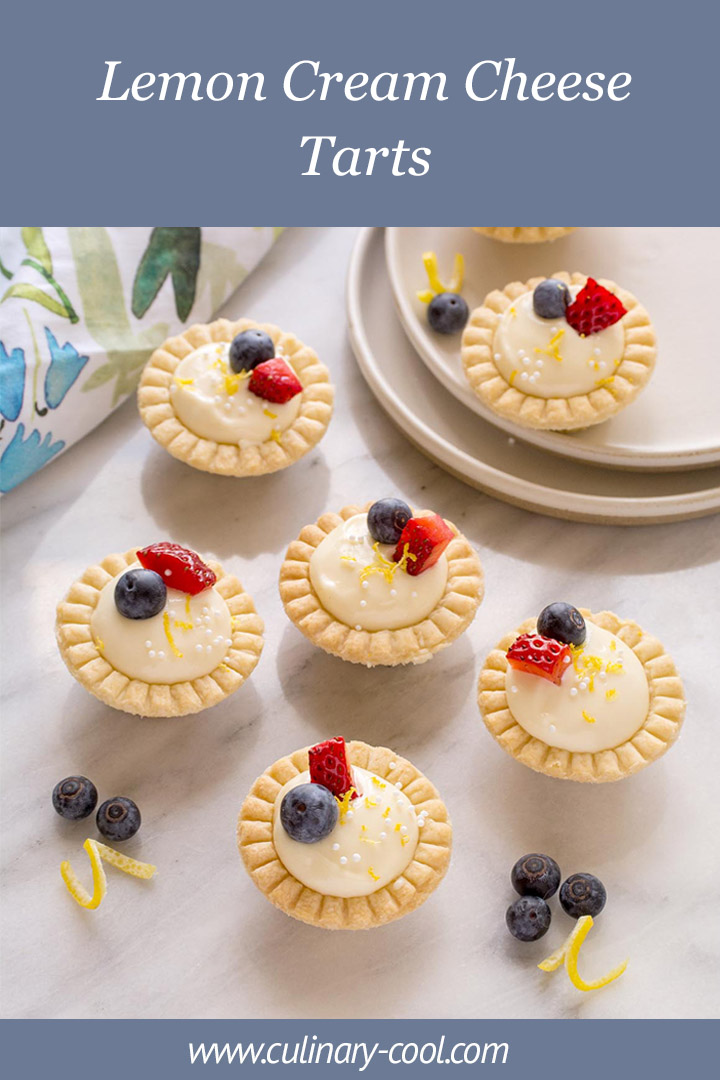 Nana's Lemon Cream Cheese Tarts