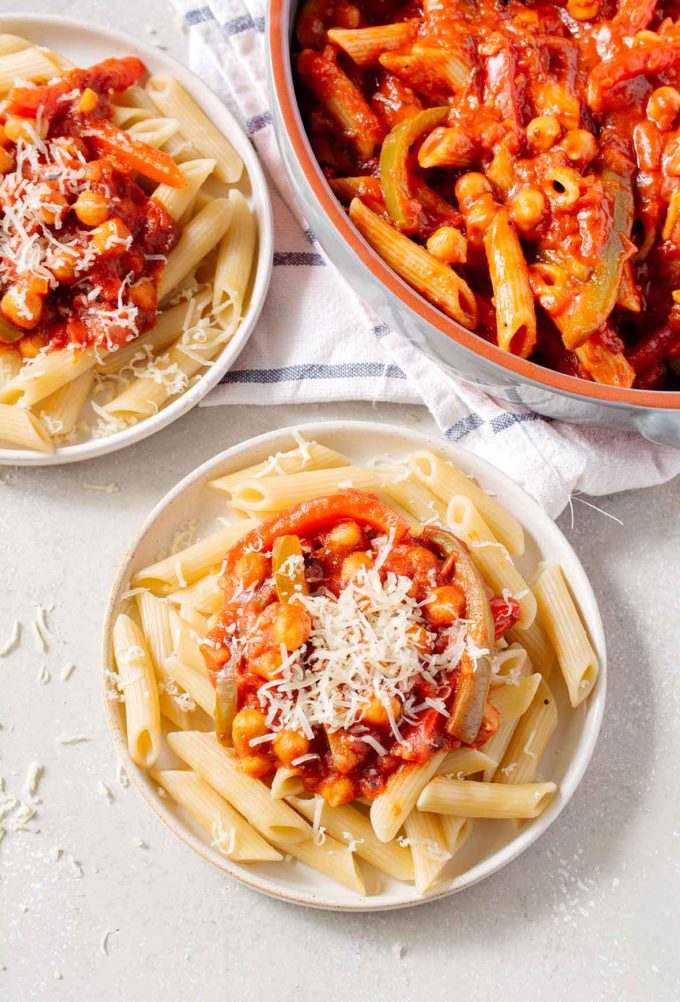 Taco Chickpea Pasta