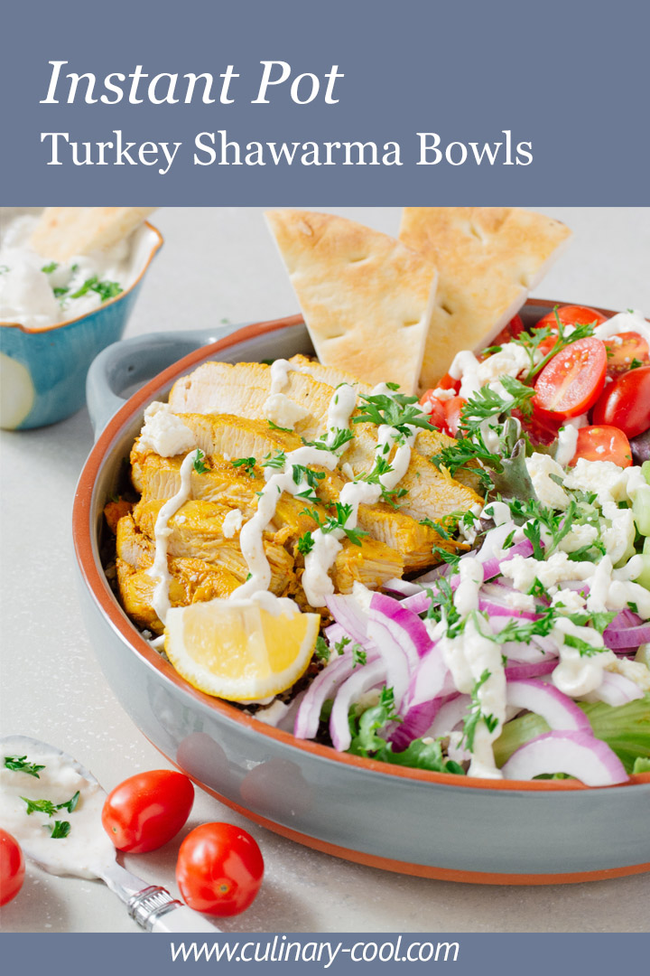 Instant Pot Turkey Shawarma Bowls | Culinary Cool