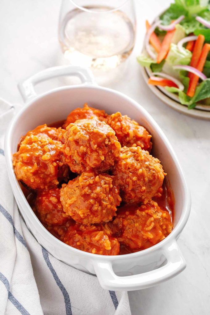 Instant Pot Turkey and Rice Meatballs