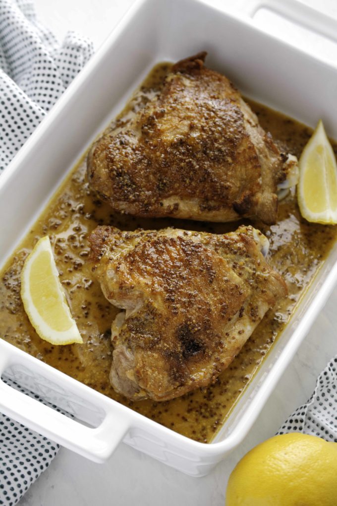 Honey Dijon Turkey Thighs | Culinary Cool